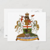 マニトバ州の紋章 ポストカード (正面/裏面)