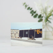 マニトバ州チャーチルでの犬ぞりチーム ポストカード (スタンド正面)