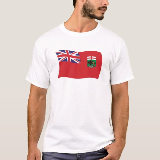 マニトバ州旗シャツ Tシャツ (正面)