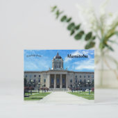 マニトバ州議会ビル マニトバ州 カナダ ポストカード (スタンド正面)