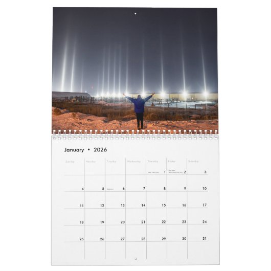 マニトバ気象センター2022月次カレンダー カレンダー (1月 2026)