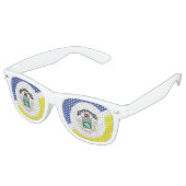 マニトバ・ウィニペグ国旗 レトロサングラス (アングル)