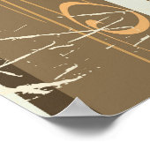 マニトバ・カナダヴィンテージスタイル旅行ポスター ポスター (角)