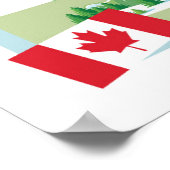 マニトバ・カナダ漫画のポスター ポスター (角)