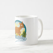 マニトバ カナダ 旅行 ロゴ コーヒーマグカップ (正面右)