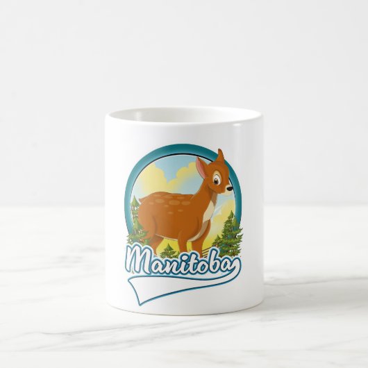 マニトバ カナダ 旅行 ロゴ コーヒーマグカップ (中央)