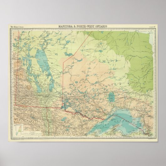 マニトバ&ノースウェストオンタリオ ポスター (正面)