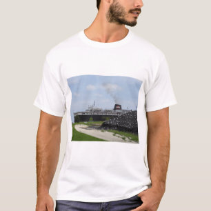 マニトワックWI tシャツのアナグマコール船 Tシャツ