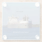 マニトーリンLLCガラスコースター ガラスコースター (裏面)