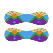 マニトー州旗を持つ愛国的な春 野球ボール (パネル)