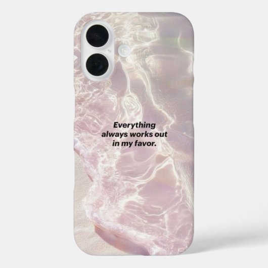 マニフェステーション アファメーション グラフィック Case-Mate iPhoneケース (裏面)