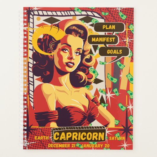 マニフェストプランナー-山羊座 プランナー手帳 (正面)
