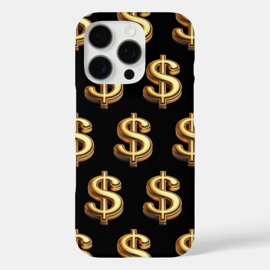 マニフェストマネー金ゴールドドルきらきら光る記号 Case-Mate iPhoneケース (裏面)