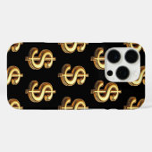 マニフェストマネー金ゴールドドルきらきら光る記号 Case-Mate iPhoneケース (裏面 (横))