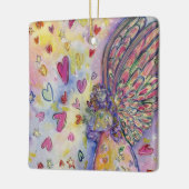 マニフェストユニバースエンジェルホリデーギフトオーナメント セラミックオーナメント (左)