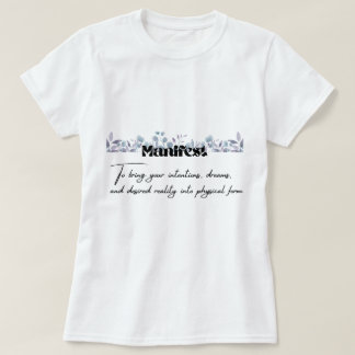 マニフェスト定義グラフィックTシャツ Tシャツ