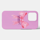 マニフェスト魔法 – ピンクリボンドリームケース Case-Mate iPhoneケース (裏面 (横))