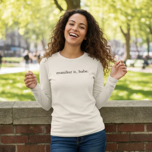 マニフェスト・イット・ベイビー 女性用シャツ トライブレンドTシャツ