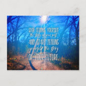 マニフェスト・ユア・デスティニー・感動的引用文 ポストカード (正面)