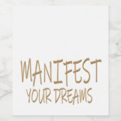 マニフェスト ワインラベル (シングルラベル)