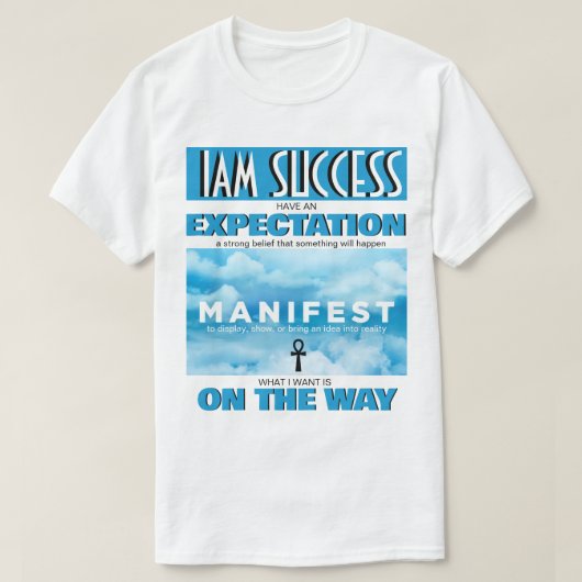 マニフェスト Tシャツ (デザイン正面)