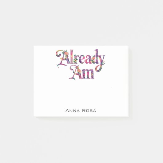 *~*マニフェストAP85フローラ感謝6既にAM ポストイット (正面)