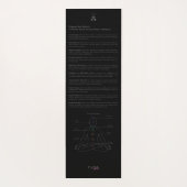 マニプ太陽のラの輝きを受け入れるプレクス ヨガマット (裏面)