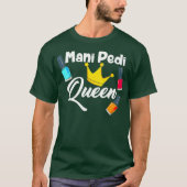 マニペディクイーン爪、 ネイルテック Tシャツ (正面)