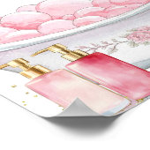 マニペディスパパーティー標識 ポスター (角)