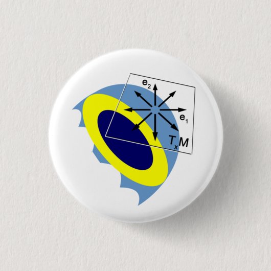 マニホールド！ 缶バッジ (正面)