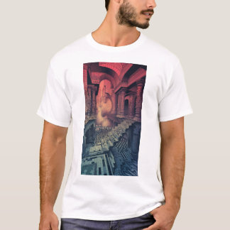 マニホールユニークドガーデンエコークロムエッシャーアートTシー Tシャツ