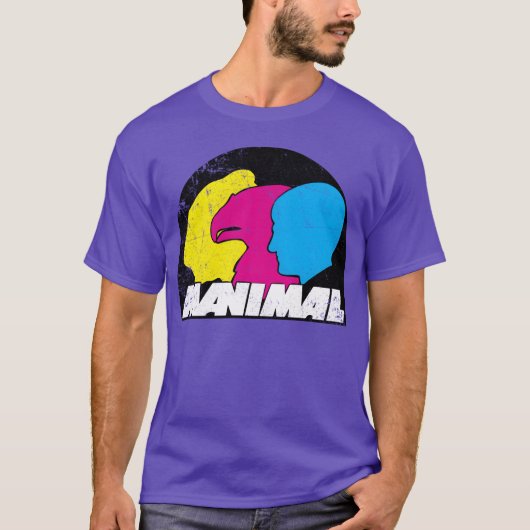 マニマル 80年代 面白い Tシャツ (正面)
