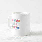 マニャナセラボオおもしろいネ コーヒーマグカップ (正面左)