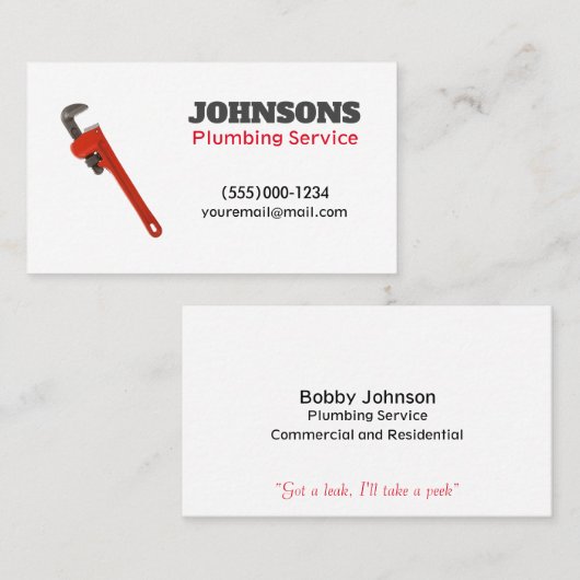 マニャプルバーレンチ保守サービス 名刺 (正面/裏面)