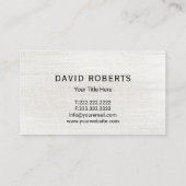 マニャンハウス修理サービスウ素朴ッド 名刺 (裏面)