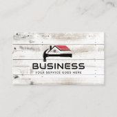 マニャンハウス修理サービスウ素朴ッド 名刺 (正面)