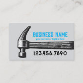 マニャンハウス修理サービスヴィンテージハンマー 名刺 (正面)