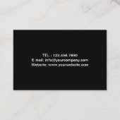 マニャンハウス修理メンテナンスサービスメタル 名刺 (裏面)