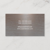 マニャンメンテナンスサービス自動修理銅 名刺 (裏面)