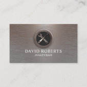 マニャンメンテナンスサービス自動修理銅 名刺 (正面)