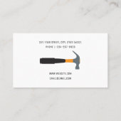 マニャンメンテナンスプロフェッショナルホーム修理 名刺 (裏面)