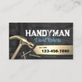 マニャン修理・保守金ゴールドハンマー 名刺 (正面)