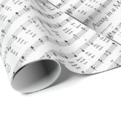 マニャ遠くにーのクリスマスソング・シートの音楽で ラッピングペーパー (ロールコーナー)