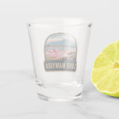 マニヤラ湖国立公園タンザニア旅行ヴィンテージ ショットグラス (裏面)