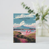 マニヤラ湖国立公園タンザニア旅行ヴィンテージ ポストカード (スタンド正面)