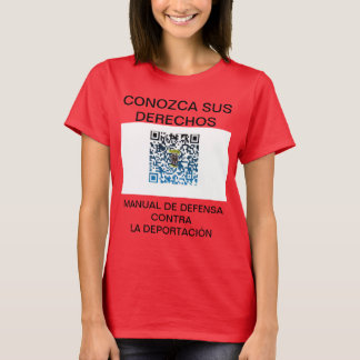 マニュアルデディフェンサコントララデポルタシオン Tシャツ