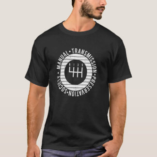マニュアルトランスミッション保存会 - マニュアル シフト Tシャツ
