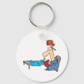 マニュアル読の キーホルダー (正面)