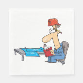 マニュアル読の スタンダードランチョンナプキン (正面)