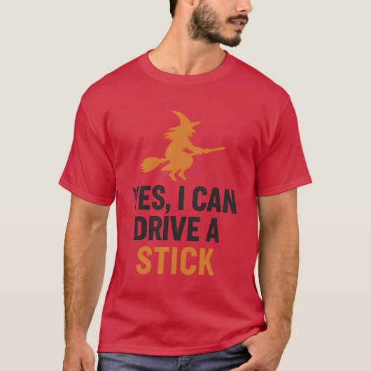 マニュアル車を運転できます Tシャツ (正面)